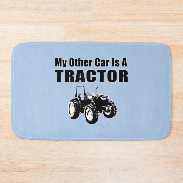 Item preview, My Other Car Is A Tractor Black _amp_ White Illustration   designed and sold by tarShopGalery.