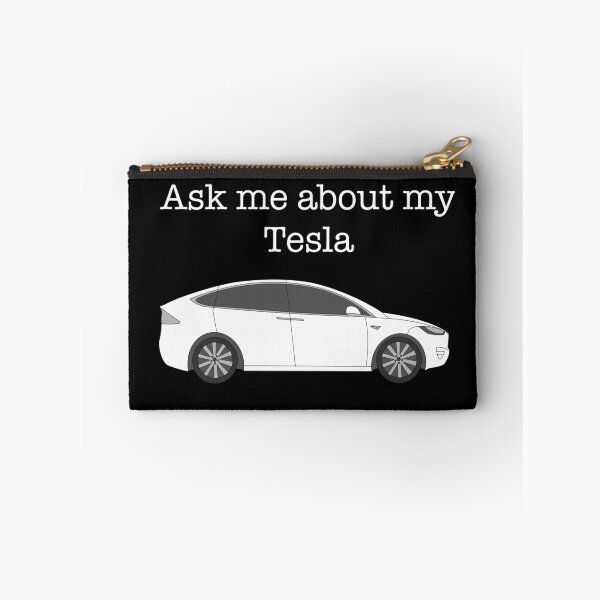 Item preview, Model X - Ask Me About My Tesla (White) designed and sold by karyann.