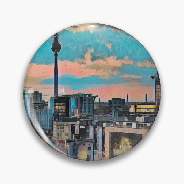 Artikelvorschau, Berliner Skyline entworfen und verkauft von Sofia-Draws.