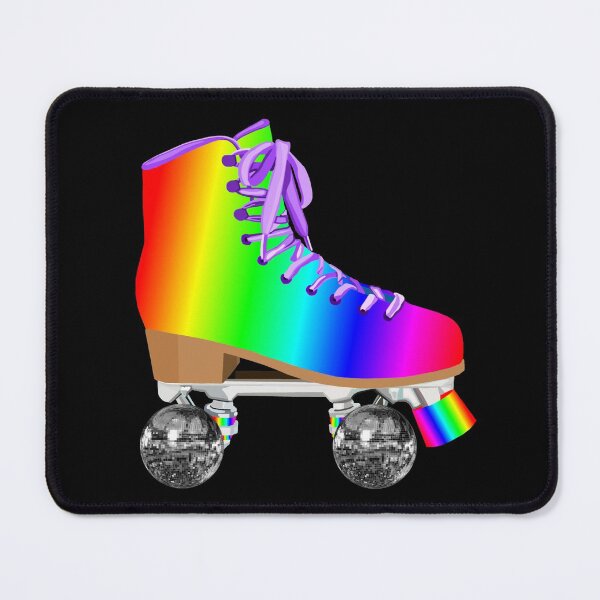 Item preview, Retro Rainbow 70s Disco Roller Skates designed and sold by Deborah Camp.