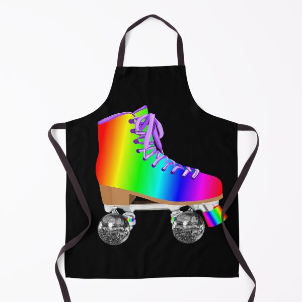 Item preview, Retro Rainbow 70s Disco Roller Skates designed and sold by Deborah Camp.