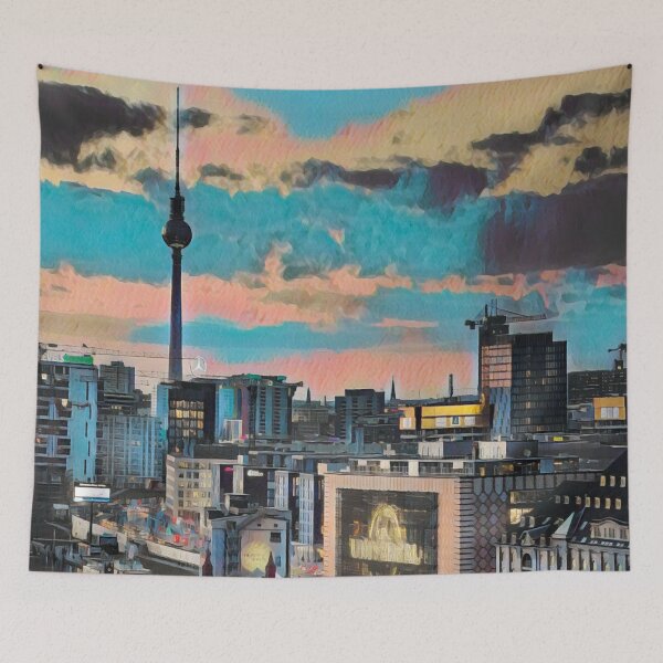 Item preview, Berlin Skyline designed and sold by Sofia-Draws.
