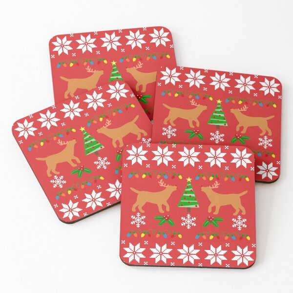 Item preview, Fox Red Labrador Rudolph Reindeer Christmas designed and sold by HappyLabradors.