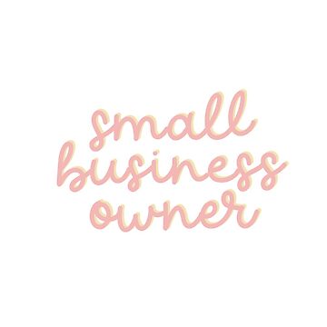Artwork thumbnail, small business owner - pink by AphroditeByE888