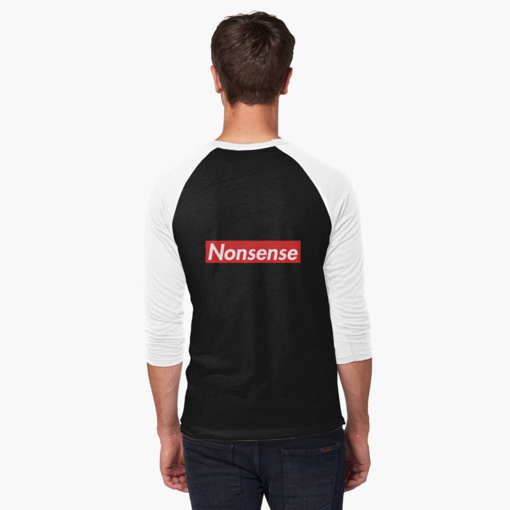 Item preview, Baseball ¾ Sleeve T-Shirt designed and sold by NonsenseItems.