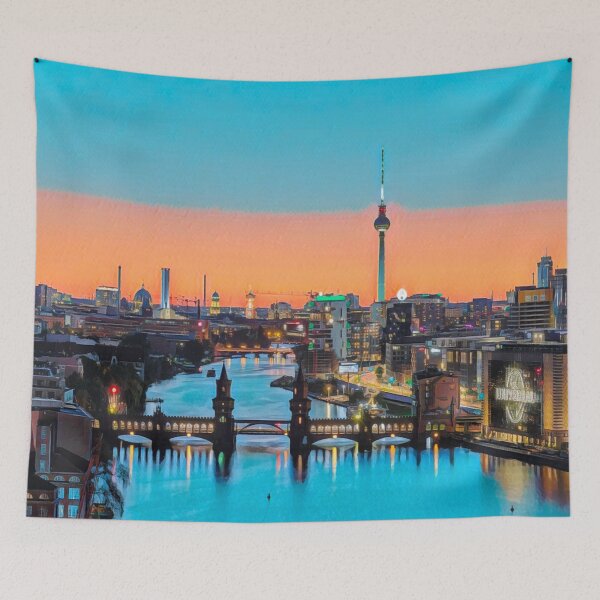 Item preview, Berlin Skyline designed and sold by Sofia-Draws.