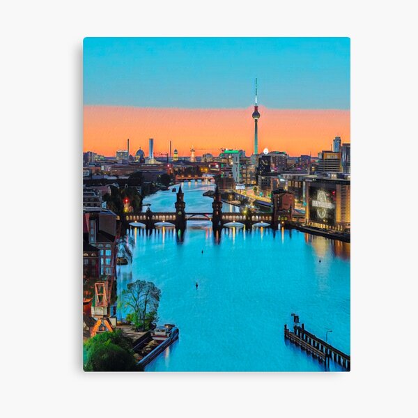 Artikel-Vorschau von Berliner Skyline, designt und verkauft von Sofia-Draws.