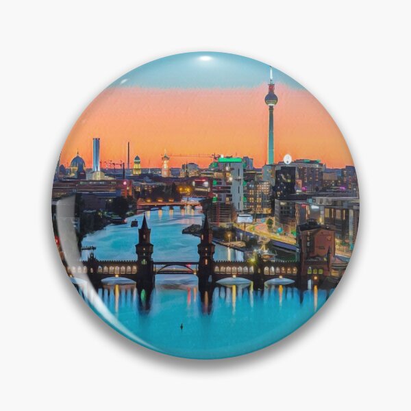 Artikelvorschau, Berliner Skyline entworfen und verkauft von Sofia-Draws.