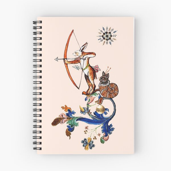 Item preview, WEIRD MEDIEVAL BESTIARY Archer Rabbit And Snail Cat designed and sold by BulganLumini.