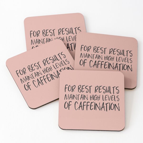 Item preview, Coffee: For best results, maintain high levels of caffeination (black text) designed and sold by Ofeefee.