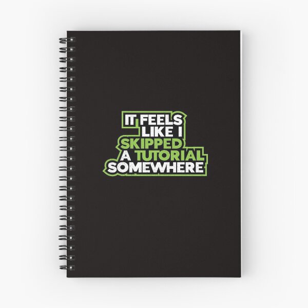 Item preview, Video Game Humor Skipped Tutorial designed and sold by Creatively Torn.