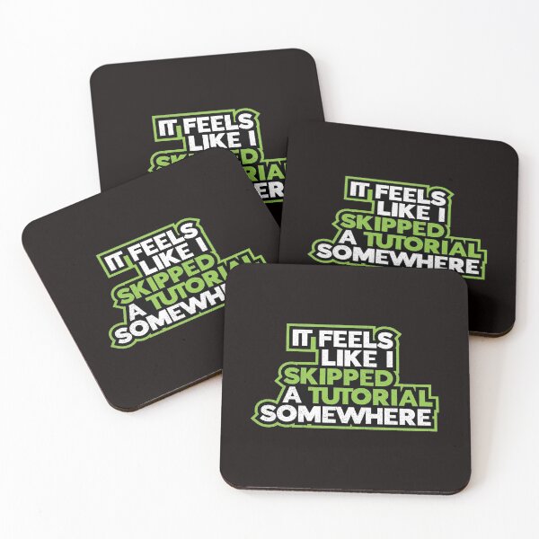 Item preview, Video Game Humor Skipped Tutorial designed and sold by Creatively Torn.