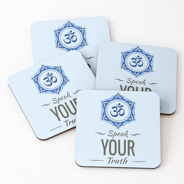Item preview, Speak Your Truth Yoga Om Mandala designed and sold by MindfulMeta.