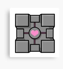 Companion cube Canvas Print