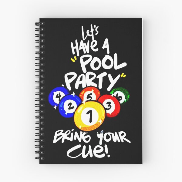 Item preview, Let’s Have a Pool Party Bring Your Cue designed and sold by juicylogo699.