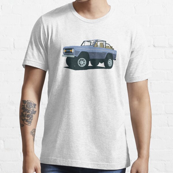 GarageProject101 Classic Ford Bronco Front T-Shirt L / White