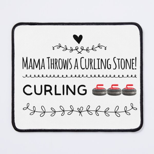 Item preview, Mama Throws A Curling Stone! designed and sold by VJKTees.