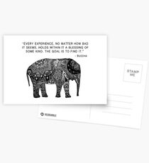 Buddha Wisdom Elephant Postcards