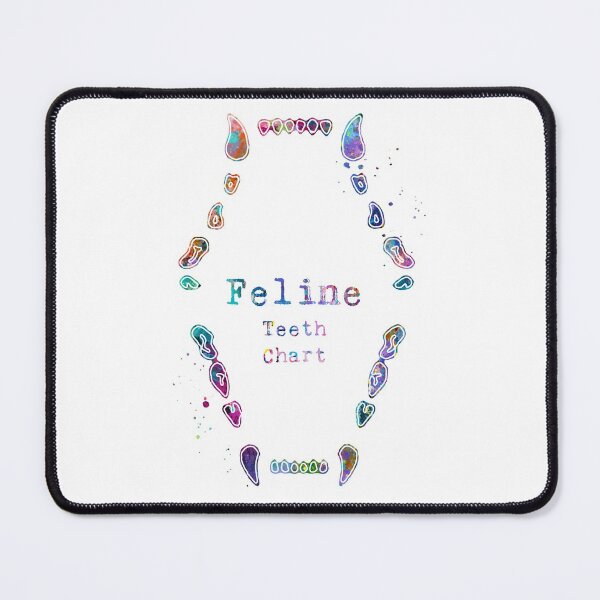 Item preview, Feline Cat Teeth Dental Chart designed and sold by EvasDreams.