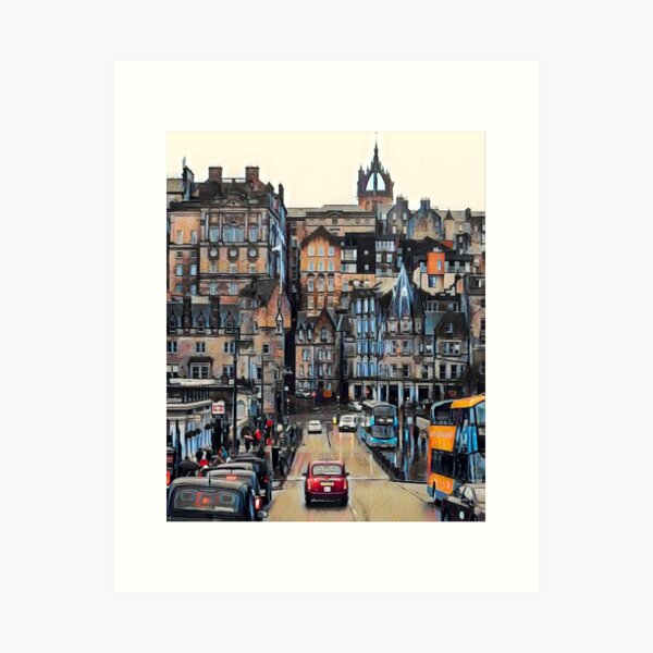 Item preview, Edinburgh Skyline designed and sold by Sofia-Draws.