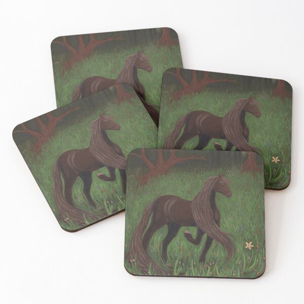 Item preview, Beautiful Horse in Forest (Without Nymph) designed and sold by ipoxstudios.