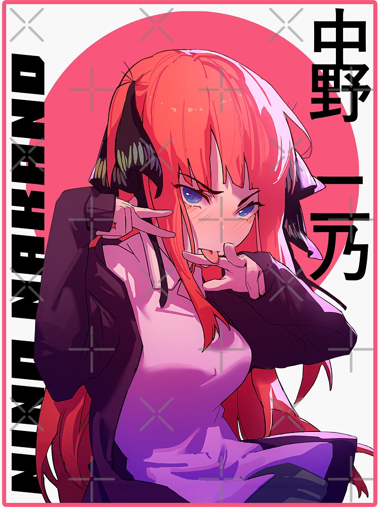 Nino Nakano - 5 toubun no Hanayome Sticker for Sale by ice-man7