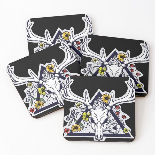 Item preview, reindeer deer hunter hawaii flowers man biker tattoo christmas designed and sold by originalstar.