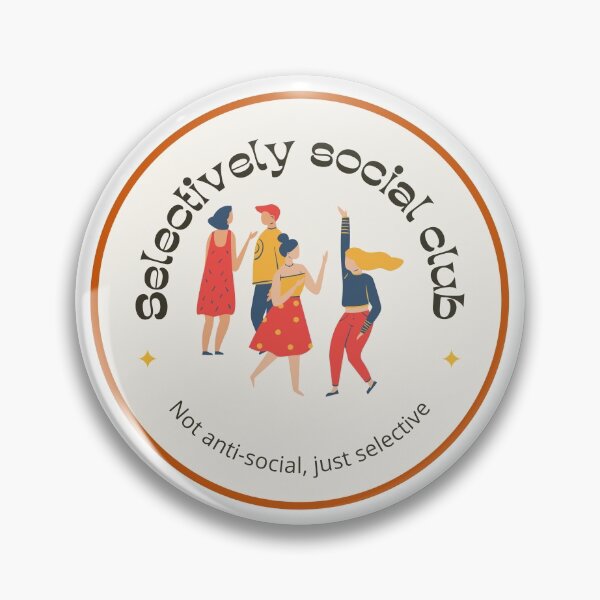 Item preview, Selectively social club designed and sold by SmileApparel.