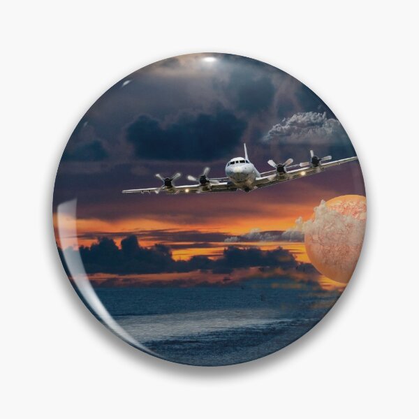 Item preview, P-3 Orion with Warfare Systems Operator badge and Aircrew Wings designed and sold by Airdale Navy.