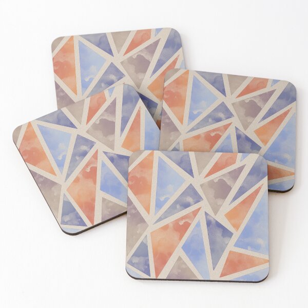 Item preview, Triangles - Sandy Skies designed and sold by by-lauren.