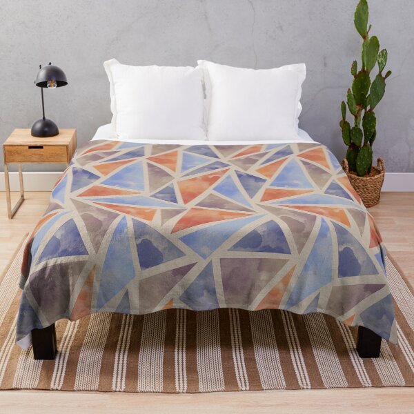 Item preview, Triangles - Sandy Skies designed and sold by by-lauren.