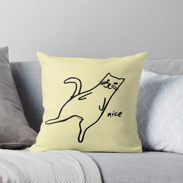 Item preview, "Nice" Cat designed and sold by Yellow Dad Art.