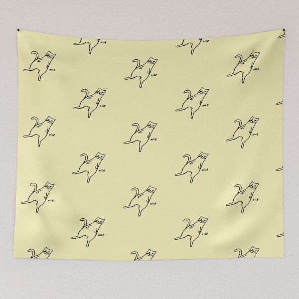 Item preview, "Nice" Cat designed and sold by Yellow Dad Art.