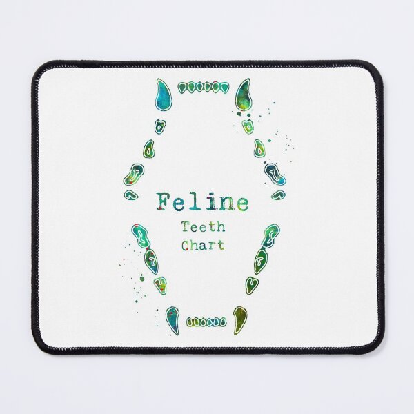Item preview, Feline Cat Teeth Dental Chart designed and sold by EvasDreams.
