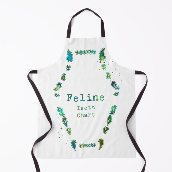 Item preview, Feline Cat Teeth Dental Chart designed and sold by EvasDreams.