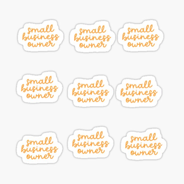 Item preview, small business owner - orange  designed and sold by AphroditeByE888.
