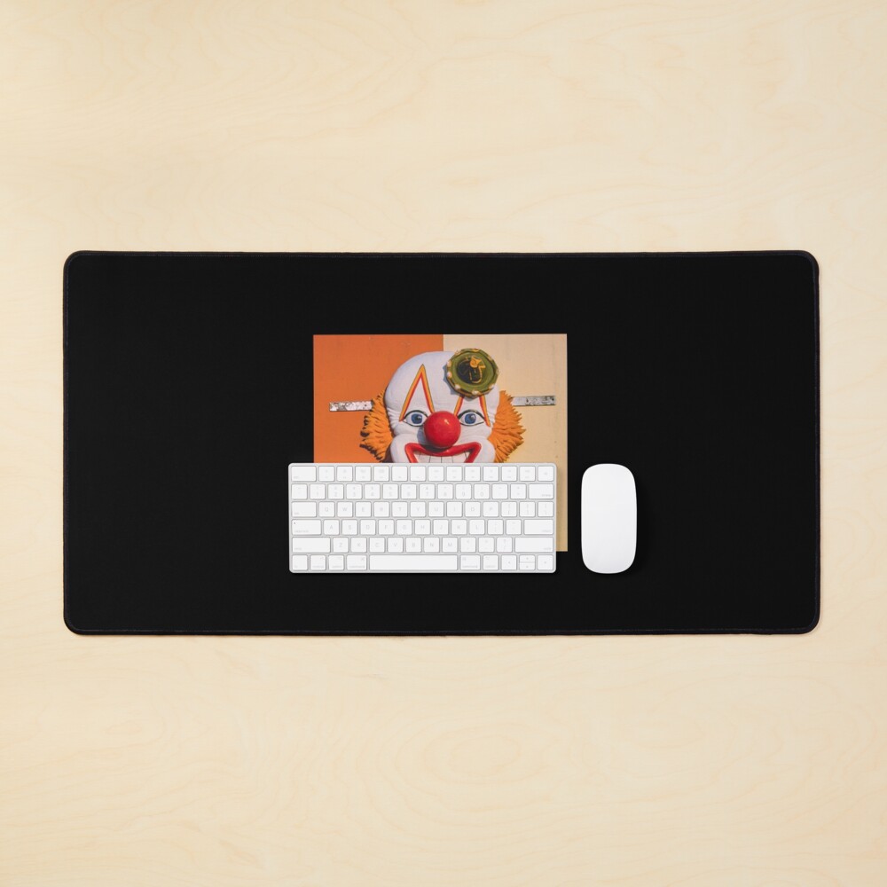 Creepy Clown with a Green Hat Mouse Pad