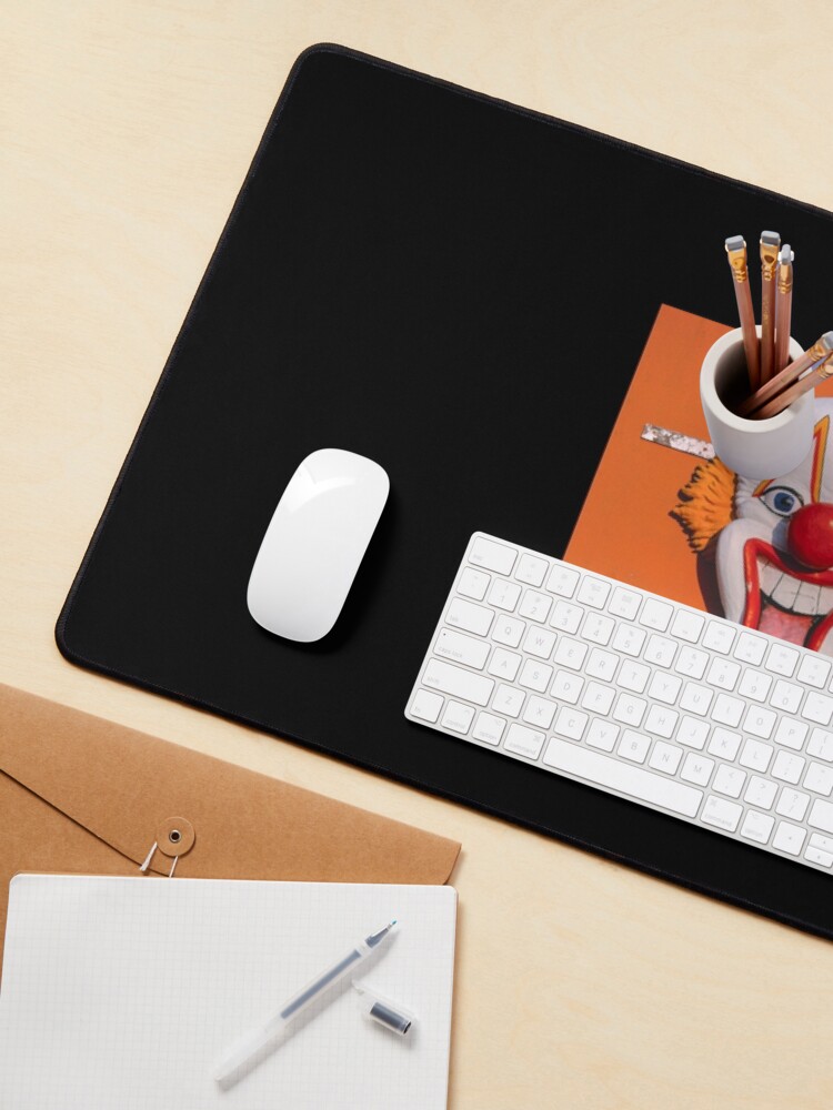 Alternate view of Creepy Clown with a Green Hat Mouse Pad