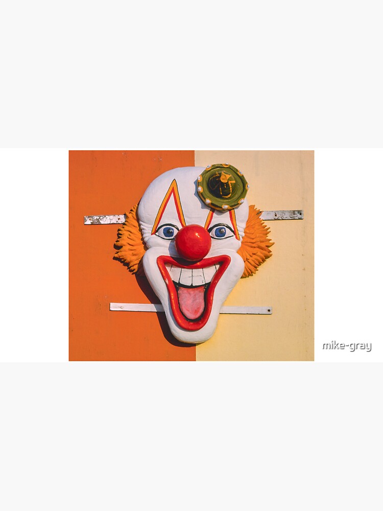 Creepy Clown with a Green Hat by mike-gray