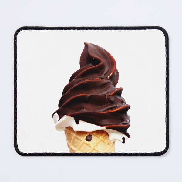 Item preview, Danish soft Ice cream in a waffle cone on a white background designed and sold by Michaelerch.