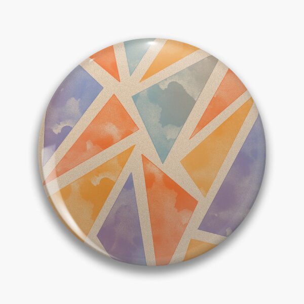 Item preview, Triangles - Ocean Sunrise designed and sold by by-lauren.