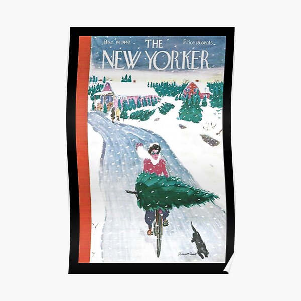 THE NEW YORKER MAGAZINE COVER FROM 19 December 1942 Poster