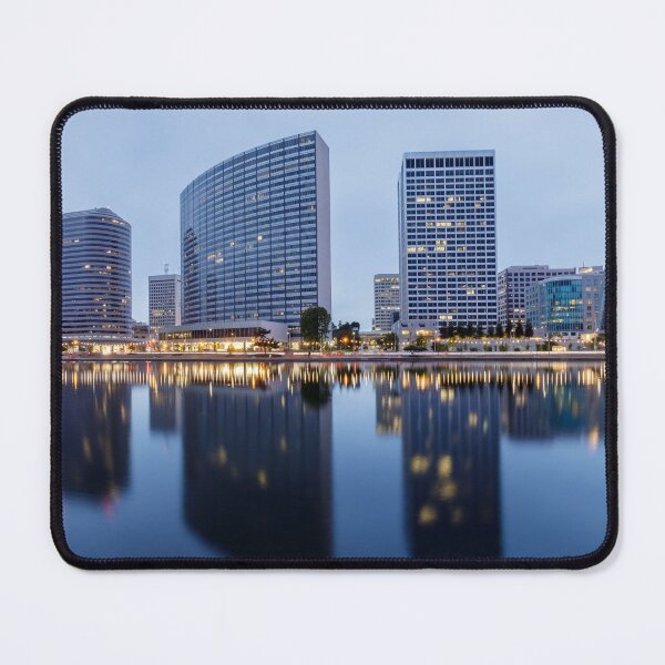 Item preview, Downtown Oakland and Lake Merritt Reflections at Twilight designed and sold by yhelfman.