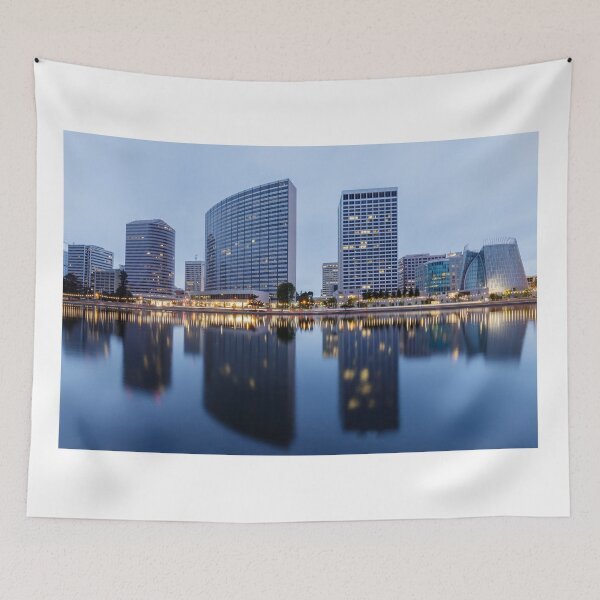 Item preview, Downtown Oakland and Lake Merritt Reflections at Twilight designed and sold by yhelfman.