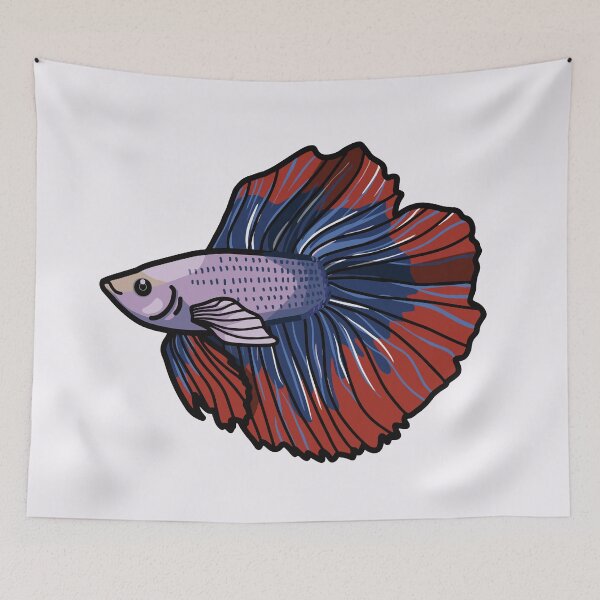 Artikelvorschau, Betta Fisch (siamesischer Kampffisch), bestes Fischhaltergeschenk, Aquariumgeschenk - aquadesk entworfen und verkauft von Aquadesk.