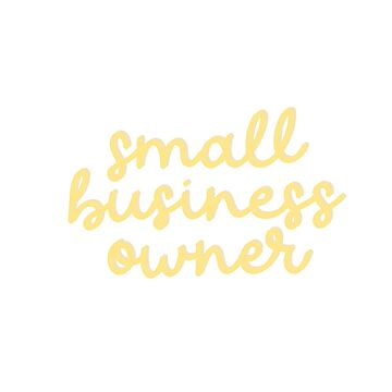 Artwork thumbnail, small business owner - yellow  by AphroditeByE888