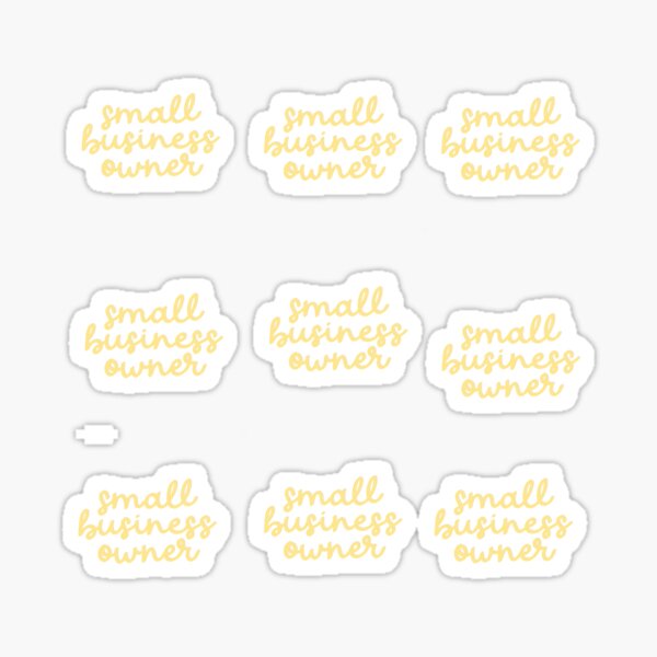 Item preview, small business owner - yellow  designed and sold by AphroditeByE888.