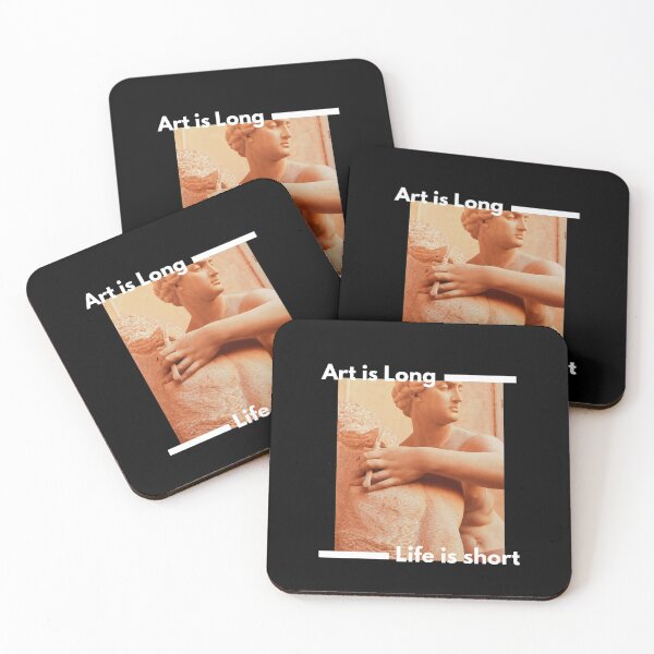 Item preview, Art is long, Life is short- art aesthetic designed and sold by NocheStudio.