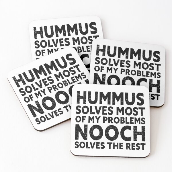 Item preview, Hummus Solves Most of My Problems, Nooch Solves the Rest designed and sold by nanogarbanzo.