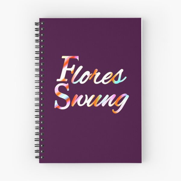 Item preview, Flores Swung Simple Textart Design designed and sold by Zareen Sayyed.
